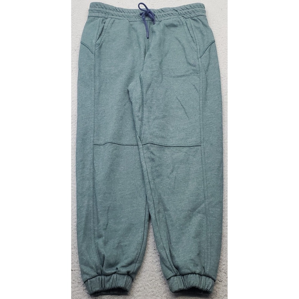 LNDR Jogger Pants Womens M Green Tapered Leg Outdoor Hiking Drawstring Waist